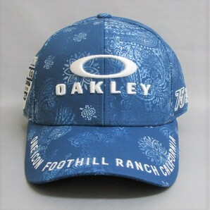 オークリー キャップ FOS901577-66V ブルーストームプリント FIXED CAP FA 23.0★OAKLEY フィックスド BLUE STORM PRINT ブルーの画像2