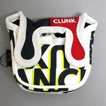 クランク CL5MNB18 WHT 総柄 マレット パターカバー CLUNK トリコロール センターシャフト対応 パターカバーキャッチャー マーカー付_画像3