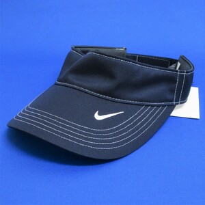 NIKE 429466-451 サンバイザー ネイビー ☆定形外郵便送料無料 NIKE Dri-FIT Swoosh スウッシュ シンプル バイザー