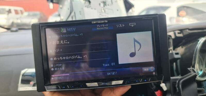 中古品！パイオニアカロッツェリアAVIC-ZH0777 2015年の地図 作動確認済！