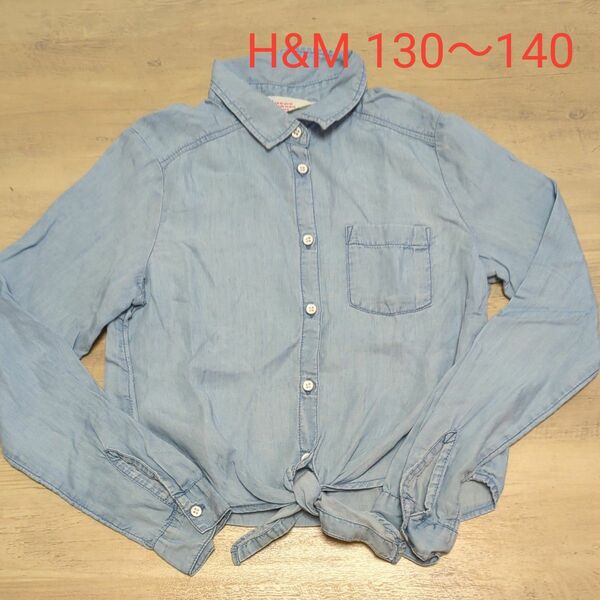 H&M 薄手シャツ　130〜140