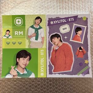 BTS キシリトール XYLITOL キャンペーン 当選品 非売品 デコシール シール ステッカー RM ナムジュン