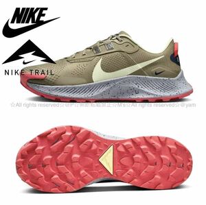 28.5 新品 NIKE ナイキ ペガサス トレイル 3 オリーブ カーキ トレラン ランニング トレッキング シューズ