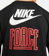 新品 NIKE ナイキ FORCE 長袖 Tシャツ ロングスリーブ ロンT 希少バックプリント 黒 水色 ブラック ブルー 2枚セット 3XL（4L）_画像2