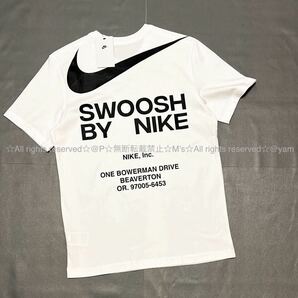 新品 ナイキ SWOOSH BY NIKE 上下セット スウッシュ ロゴ Tシャツ ジョガーパンツ セットアップ 白 ホワイト ［ 2XLサイズ ］の画像3