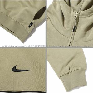 新品 NIKE ナイキ 上下セット スウェット パーカー パンツ 希少 セットアップ SWOOSH オリーブ カーキ ［ 2XL/XLサイズ ］の画像6