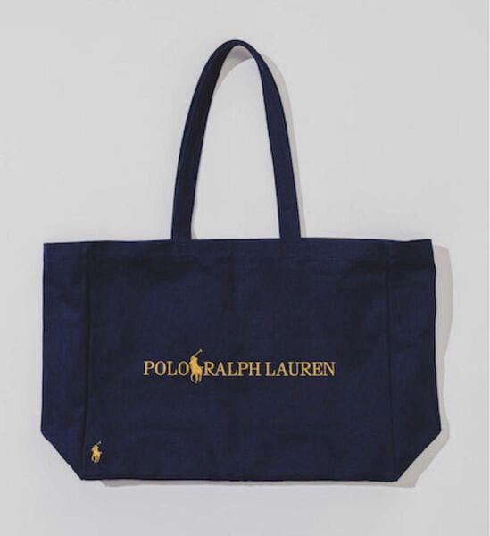 【新品未使用】POLO RALPH LAUREN for BEAMS / 別注 Gold Logo Tote Bag