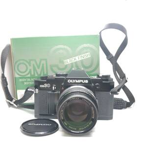 ★外観美品・元箱付き★　オリンパス　Olympus OM30　Olympus OM-System ZUIKO MC AUTO-S F1.4 50MM L141 ♯21000