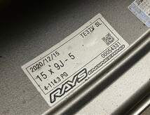 送料無料 RAYS TE37V SL 1920 15×9J -5 PCD114.3 4穴 4本セット 修理品 レイズ 8.5J 9.5J TE37 _画像7