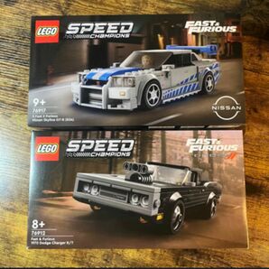 生産終了商品 レア LEGO ワイルドスピード 日産スカイラインGT-R DodgeCharger