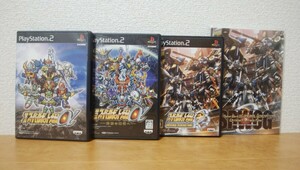 PS2ソフト3点　第2次スーパーロボット対戦α　第3次スーパーロボット対戦α-終焉の銀河へ-　スーパーロボット大戦OGと未開封ファイル