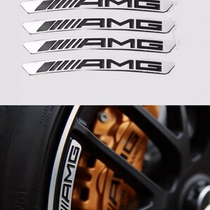 激安メルセデスベンツ　AMG　ホイールリムエンブレム　ホイールステッカー リムステッカー 4枚セット