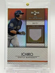 【27枚限定】イチロー/2012/Topps/Triple Threads/GAME-USED MEMORABILIA/マリナーズ