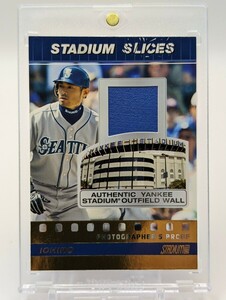 【50枚限定】イチロー/2008/Topps/STADIUM CLUB/YANKEE STADIUM OUTFIELD WALL封入/マリナーズ