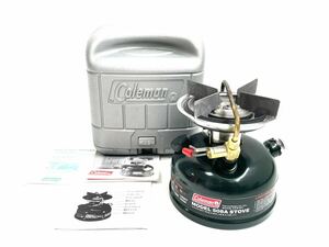 Coleman コールマン MODEL 508A STOVE シングルバーナー ストーブ ケース 取説付き キャンプ アウトドア 