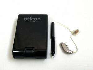  operation goods Oticono-ti navy blue hearing aid Siya1 case attaching 