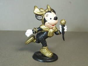  Disney Minnie Mouse PVC figure singer singer black x gold 