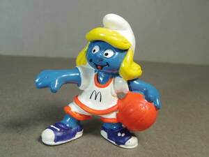 Smurf Smurf PVC фигура баскетбол McDonald Smerfet