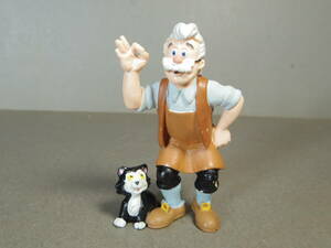  Disney Pinocchio Pinocchio ze pet Figaro PVC figure BULLYLAND