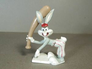 Looney Tunes ルーニーテューンズ バッグスバニー PVCフィギュア バッターボックス APPLAUSE 野球