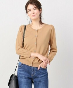  beautiful goods *La TOTALITE knitted cardigan regular price 12,100 jpy caramel La Totalite autumn office commuting 