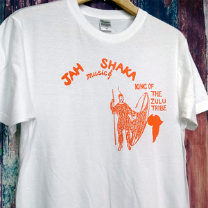 送込　JHA SHAKA Rasta Dub　ジャーシャカ　半袖Tシャツ　白　Mサイズ 