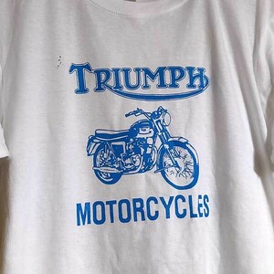 送込　TRIUMPH ボブディラン着用　追憶のハイウェイ61 復刻　半袖Tシャツ　白　Lサイズ