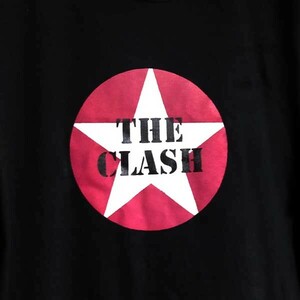 送込　The Clash ☆UK PUNK ザ・クラッシュ　半袖Tシャツ　黒　XLサイズ