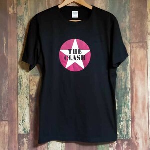 送込　The Clash ☆UK PUNK ザ・クラッシュ　半袖Tシャツ　黒　Lサイズ