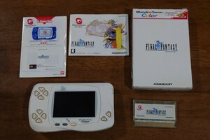 ワンダースワンカラー ファイナルファンタジー FINAL FANTASY 中古 起動OK