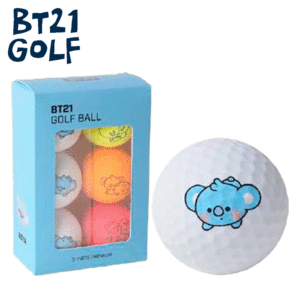 BT21 GOLF BABY ゴルフボール 6球 SET【ビーティーイシビル】【ゴルフボール】【キャラクター】【6個】【KOYA】【GolfBall】