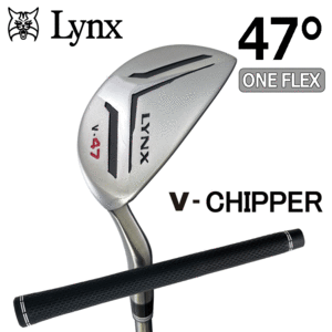 Lynx V-CHIPPER 47 TPR360 IMD【リンクス】【チッパー】【ベタピン】【スチールシャフト】【太グリップ】【ロフト：47度】【Chipper】