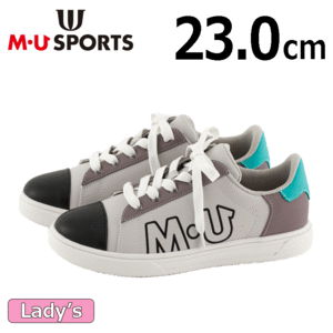 【レディース】M・U SPORTS スパイクレスシューズ 703Q16000【MUスポーツ】【ブラック】【23.0cm】【GolfShoes】