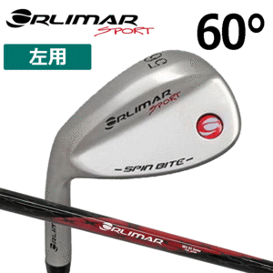 【レフティー】ORLIMAR ウェッジ SPIN BITE WEDGE【オリマー】【スピンバイト】【カーボンシャフト】【左用】【60度】