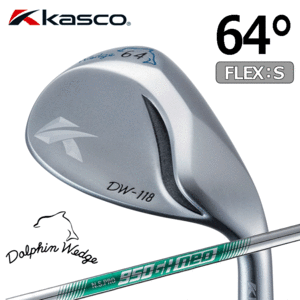 Kasco Dolphin Wedge DW-118【キャスコ】【ドルフィンウェッジ】【N.S.PRO 950GH neo】【FLEX：S】【ロフト：64度】【Wedge】