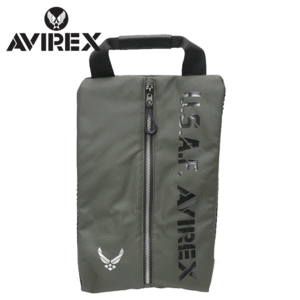 AVIREX GOLF エアフォース シューズバッグ AVG2F-BA7【アヴィレックス】【ゴルフ】【シューズケース】【KHAKI】【GolfBag】