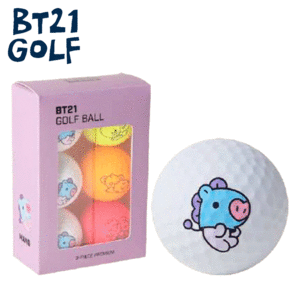 BT21 GOLF BABY ゴルフボール 6球 SET【ビーティーイシビル】【ゴルフボール】【キャラクター】【6個】【MANG】【GolfBall】