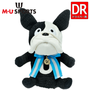 M・U SPORTS ミックスツイードとデニム ドライバー ヘッドカバー 703J3500【MUスポーツ】【DR用】【アーモ】【ブラック】【HeadCover】