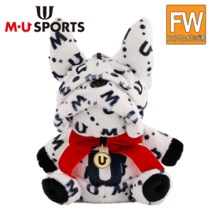 M・U SPORTS フェアウェイウッド用 ヘッドカバー 703Q3512【MUスポーツ】【FW用】【ホワイト】【HeadCover】