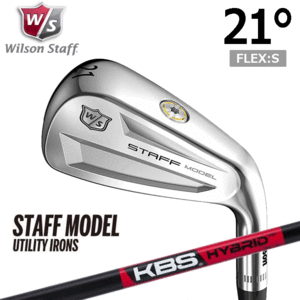 Wilson Staff STAFF MODEL UTILITY IRON #21【ウィルソン】【アイアン型ユーティリティ】【KBS】【TOUR】【ロフト：21度】【FLEX:S】】