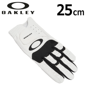 OAKLEY FOS901697 OAKLEY GOLF GLOVE 18.0【オークリー】【ゴルフグローブ】【左手用】【100/White】【25cｍ】【Glove】