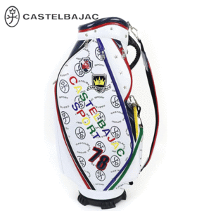 CASTELBAJAC 9.0型 キャディバッグ CBC028【カステルバジャック】【ゴルフ】【カートタイプ】【ホワイト】【CaddyBag】