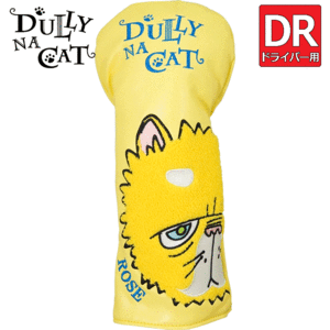 DULLY NA CAT ドライバー用 ヘッドカバー DN-DC 02【ダリーナキャット】【DR用】【460㏄対応】【YELLOW】【HeadCover】