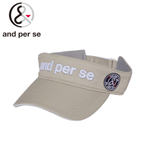 and per se キャップ AUA0005【アンパスィ】【ゴルフ】【帽子】【ゴルフウェア】【Beige】【Cap/Visor】