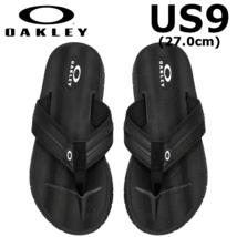 OAKLEY FOF100257 PIER ELLIPSE FLIP FLOP【オークリー】【サンダル】【US9/27.0cm】【02E/BlackOut】【Sandals】_画像1