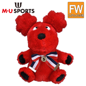 M・U SPORTS モコモコshushu フェアウェイウッド用 ヘッドカバー 703J6510【MUスポーツ】【FW用】【レッド】【HeadCover】