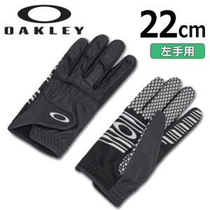 OAKLEY FOS901144 GOLF GLOVE AW【オークリー】【ゴルフグローブ】【左手用】【02E/Blackout】【22cｍ】【Glove】