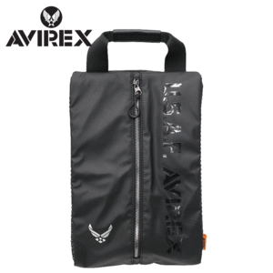 AVIREX GOLF エアフォース シューズバッグ AVG2F-BA7【アヴィレックス】【ゴルフ】【シューズケース】【BLACK】【GolfBag】