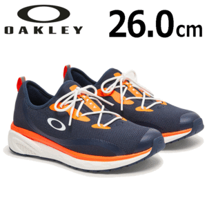 OAKLEY FOF100430 LENNOX【オークリー】【シューズ】【スニーカー】【靴】【US8/26.0cm】【9VL/Fathom-Neon Orange】【Shoes】