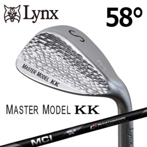 Lynx ウェッジ MASTER MODEL KK【リンクス】【マスターモデル】【Fujikura MCI MILD85 Black】【フレックス：WEDGE】【58度】